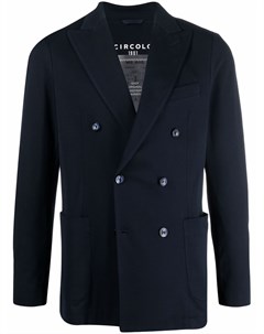 Двубортный пиджак с заостренными лацканами Circolo 1901