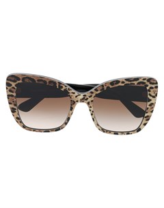 Солнцезащитные очки с леопардовым принтом Dolce & gabbana eyewear