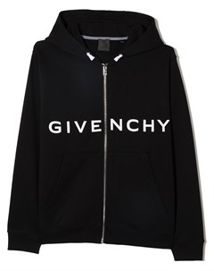 Худи на молнии с логотипом Givenchy kids