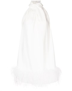 Креповое платье мини с перьями 16 arlington
