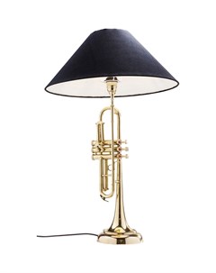 Лампа настольная trumpet черный 50x77x50 см Kare
