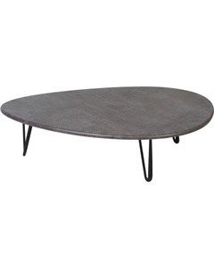 Журнальный столик Дадли серый бетон Калифорния мебель
