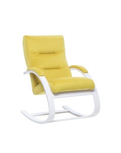 Кресло качалка милано желтый 68x100x80 см Leset