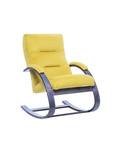 Кресло качалка милано желтый 68x100x80 см Leset