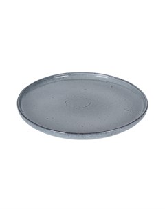 Тарелка десертная керамическая 22 серая серый Garda decor