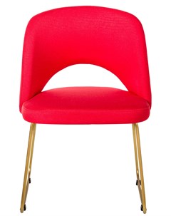 Кресло lars красный 49x76x58 см R-home