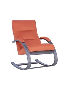 Кресло качалка милано оранжевый 68x100x80 см Leset