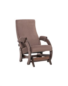 Кресло глайдер verona 68м коричневый 55x100x88 см Комфорт