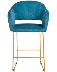 Кресло бар oscar голубой 60x110x55 см R-home