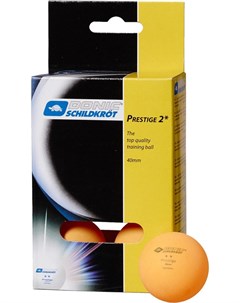 Мячи для настольного тенниса PRESTIGE 2 6 штук оранжевый 618027 Donic