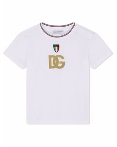Футболка Italia с логотипом Dolce & gabbana kids