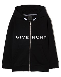 Худи на молнии с логотипом Givenchy kids