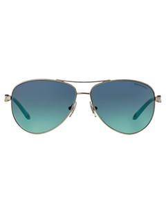 Солнцезащитные очки авиаторы с затемненными линзами Tiffany & co eyewear