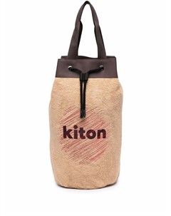 Большая сумка ведро с логотипом Kiton