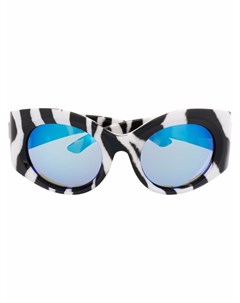 Солнцезащитные очки Bold с анималистичным принтом Balenciaga eyewear
