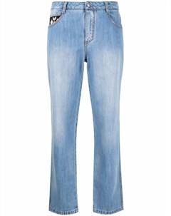 Прямые джинсы с контрастным карманом Ermanno scervino