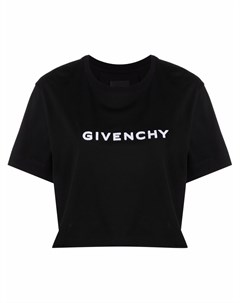 Укороченная футболка с логотипом 4G Givenchy