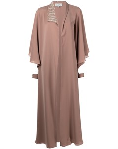 Креповое платье с расклешенными рукавами Amal al raisi