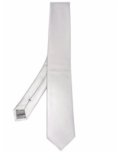 Шелковый галстук с заостренным концом Emporio armani