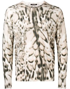 Полупрозрачный свитер Blurred Lynx Roberto cavalli