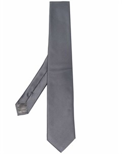 Шелковый галстук с заостренным концом Emporio armani
