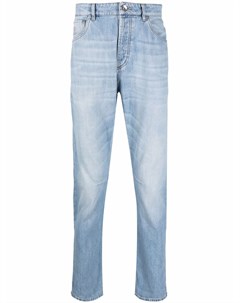 Зауженные джинсы средней посадки Brunello cucinelli