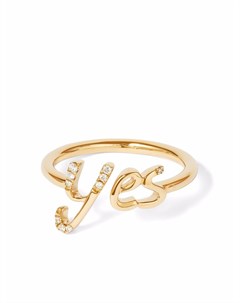 Кольцо Yes из желтого золота с бриллиантами Annoushka