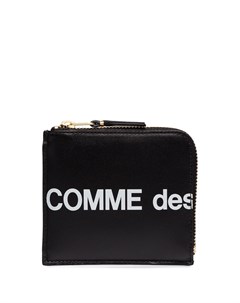 Кошелек на молнии с логотипом Comme des garçons wallet