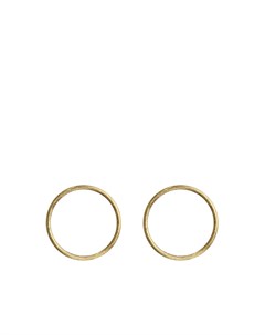 Серьги кольца из желтого золота Annoushka