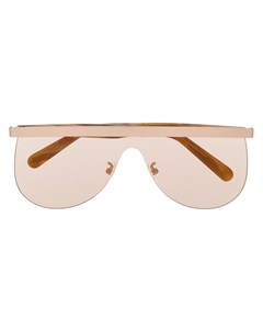 Солнцезащитные очки авиаторы с затемненными линзами Courreges