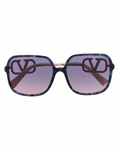 Массивные солнцезащитные очки с логотипом VLogo Signature Valentino eyewear