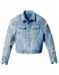 Джинсовая куртка с дутыми вставками Yeezy gap engineered by balenciaga