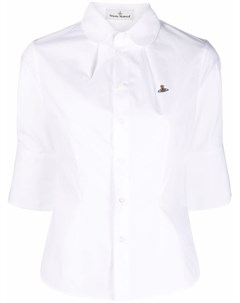 Рубашка с короткими рукавами и вышивкой Orb Vivienne westwood