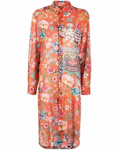 Платье рубашка с цветочным принтом Junya watanabe