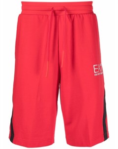 Спортивные шорты с логотипом Ea7 emporio armani
