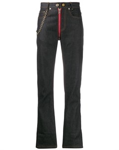 Укороченные джинсы с контрастной молнией Zilver