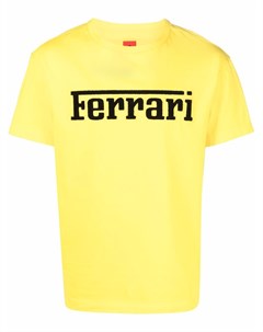 Футболка из органического хлопка с логотипом Ferrari