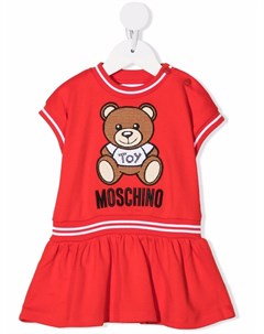 Платье футболка с принтом Teddy Bear Moschino kids
