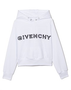 Худи с вышитым логотипом Givenchy kids