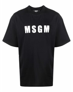 Футболка с логотипом Msgm