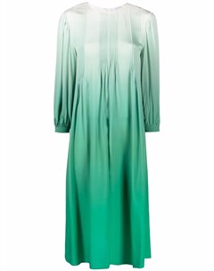 Плиссированное платье миди с эффектом градиента Dorothee schumacher