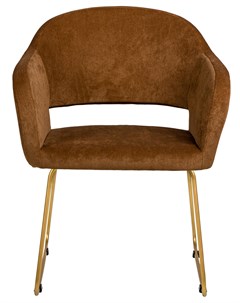 Кресло oscar коричневый 60x81x55 см R-home