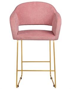 Кресло полубар oscar розовый 60x100x55 см R-home