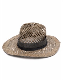 Плетеная шляпа с декором Monili Brunello cucinelli