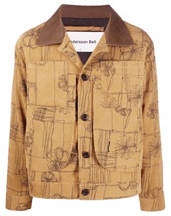 Куртка с цветочной вышивкой Andersson bell