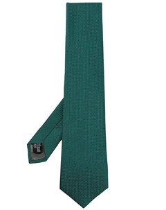 Шелковый галстук с геометричным принтом Emporio armani