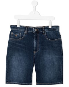 Джинсовые шорты прямого кроя Calvin klein jeans