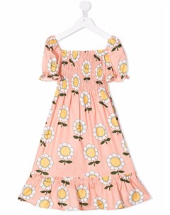 Платье в стиле ампир с цветочным принтом Mini rodini