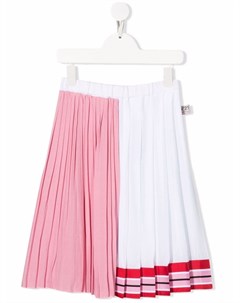 Плиссированная юбка миди в стиле колор блок Nº21 kids