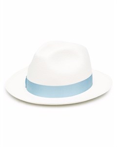 Соломенная шляпа с лентой Borsalino